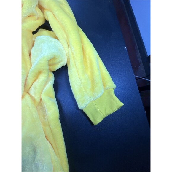 Unisex Pikachu Adult Deluxe Costume/Pajamas Medium Yellow - Picture 3 of 9